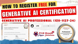 IZ0-1027-24 Generative AI Certification free registration | How to register free for Generative AI