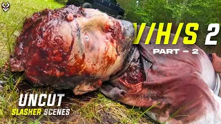 V/H/S - 2 (2013) | Part - 2 | Extreme GORE Scenes ALERT !!! Ride in the Park & Safe Haven TAPES !!!