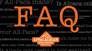 Appalachian Gear Answers Your Questions - FAQ