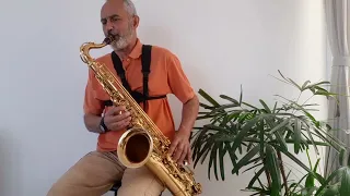 Emmanuelle - Pierre Bachelet (tenor sax with backing track)