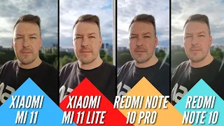 НЕ ПЕРЕПЛАЧИВАЙ! СРАВНЕНИЕ КАМЕР XIAOMI: MI 11 vs MI 11 LITE vs REDMI NOTE 10 PRO vs REDMI NOTE 10.