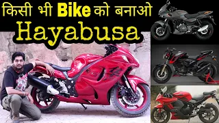 Normal Sports Bike into Hayabusa | Pulsar Hyosung Apache Dominar Modified to Hayabusa Engineer Singh