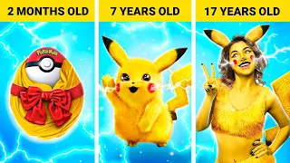 Pikachu From Birth to Death! Pokemon in Real Life!