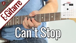 Red Hot Chili Peppers - Can't Stop | E-Gitarren Tutorial Deutsch