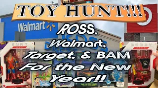 Toy Hunt! ROSS, Walmart, Target, & BAM for 2024! Happy New Year! #toyhunt #ross #collector