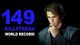 Battlefront 2 149 Anakin Skywalker Old World Record Killstreak/Gameplay (On Naboo)
