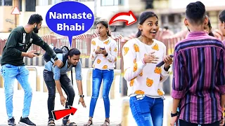 Bhabi Ji Namaste Prank On Cute Girls | Part 2 | Prakash Peswani Prank |