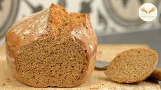 Just 5 minutes and you've never baked such a soft wholemeal flour bread.