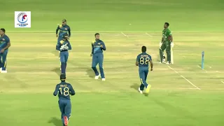 Bangladesh Innings Highlights | Sri Lanka vs Bangladesh | U19 Tri Series | ACB