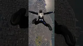 Marvel’s Spider-man 2 Symbiote Suit Falling From The Highest Point PS5 4K Smooth