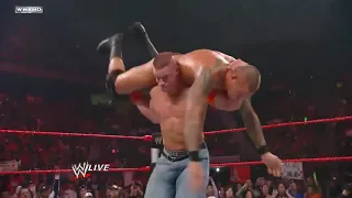 John Cena FU/AAs to Randy Orton