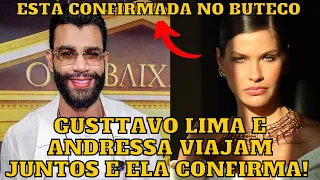 Gusttavo Lima e Andressa Suita em São Paulo, ela REVELOU se vai estar no Buteco em SP com o marido