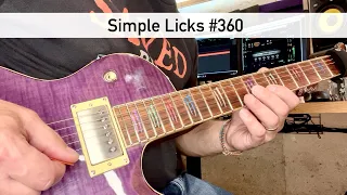 Learn This Fast Smooth Blues-Rock Lick :: Simple Licks #360