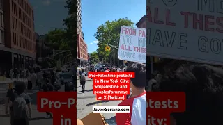 Palestine supporters SHUT DOWN New York City streets.