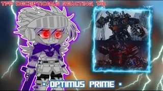Transformers Prime Decepticons Reacting To: OPTIMUS PRIME (BayVerse & KnightVerse)