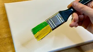 The easiest way to paint a Spring forest 🌿💐 | Step by step