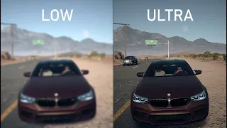 Need For Speed Payback - Low vs Ultra Graphics