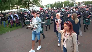 World Champions 2017 - Inveraray & District Pipe Band March Off after the Finale