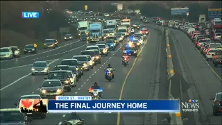 Procession for Corporal Nathan Cirillo