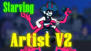 FNF VS VS Starving Artist V2, Retaken Sanity FULL WEEK + Cutscenes & Endings (FNF Mod)