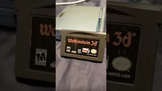 WOLFENSTEIN 3D on the GAMEBOY ADVANCE (2002) #shorts #retrogaming #videogames #gba #nintendo #fps