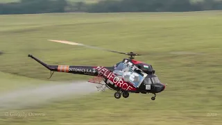 Mil Mi-2 spraying sunflower in Hungary