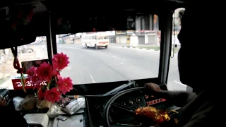 Crazy bus driver in Sri Lanka.