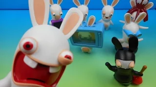 2015 RABBIDS SET OF 8 McDONALD'S HAPPY MEAL COLLECTION TOYS VIDEO REVIEW