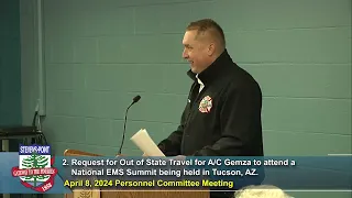 Personnel Committee Meeting - April 8, 2024