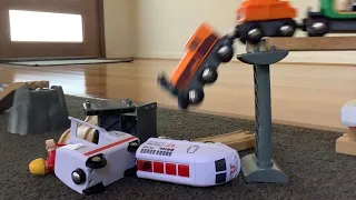 ALL of my brio slo mo train crashes compilation .1