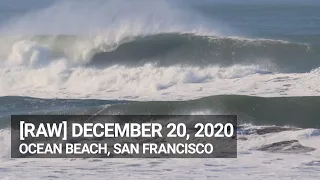 Sunday surf at Ocean Beach, San Francisco, December 20, 2020 [RAW]