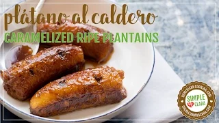 Receta Plátanos al Caldero