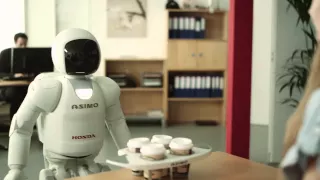 All New ASIMO Delivering Drinks