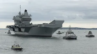 HMS Prince of Wales comes home! Largest warship in the UK is fixed 🔧 🇬🇧