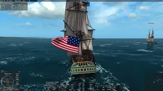 L' Hermione vs Pirate Trader Brig #1 - Naval Action