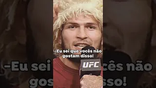 KHABIB "EU VOU ESMAGAR O GAROTO DE VOCÊS"