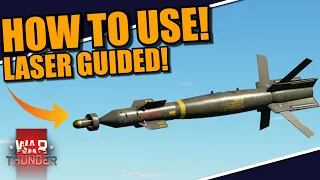 War Thunder - HOW TO use LASER GUIDED ammunition! BOMBS & MISSILES!