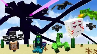 THE WITHER STORM vs EVERY MINECRAFT BOSS!!