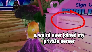something is bothering me in royale high...