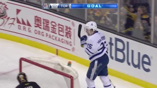 James van Riemsdyk 18th Goal of the Season!  2/4/2017  (Toronto Maple Leafs vs Boston Bruins)