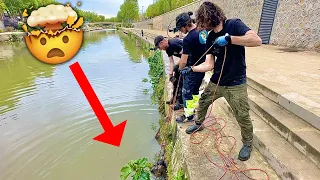 WW2 GUNS and Cannonballs Found Magnet Fishing in France!