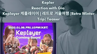 Kep1er Reaction with Gio Kep1ayer 케플레이어 | 레트로 겨울여행 (Retro Winter Trip) Teaser