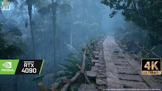 [4K] Virtual Forest Walk - Unreal Engine 5 Ultra Realistic Jungle Forest Demo looks Insane RTX4090