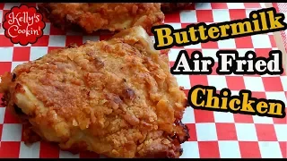 Air Fried Chicken Thighs - Air Fryer Buttermilk Chicken Thighs