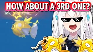 Fubuki Get's her 2nd and 3rd Magikarp with her Crazy Luck【Hololive】