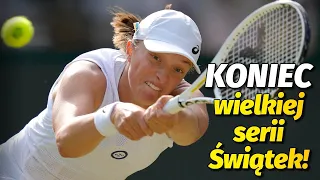 KONIEC wielkiej serii Igi Świątek! Polka szybko żegna się z Wimbledonem