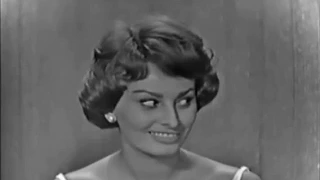 What's My Line? - Sophia Loren; Dick Clark [panel] (Jun 29, 1958)