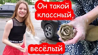 VLOG Даше понравился мальчик. Как слепить розу из глины