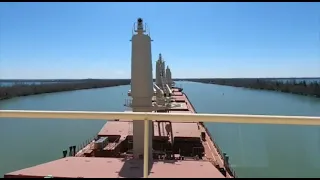 Time Lapse of Transit via Great Lakes of CANADA