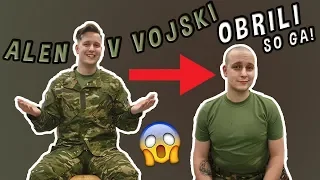 Alen dobi svežo uniformo in frizuro | ALEN V VOJSKI 1/4